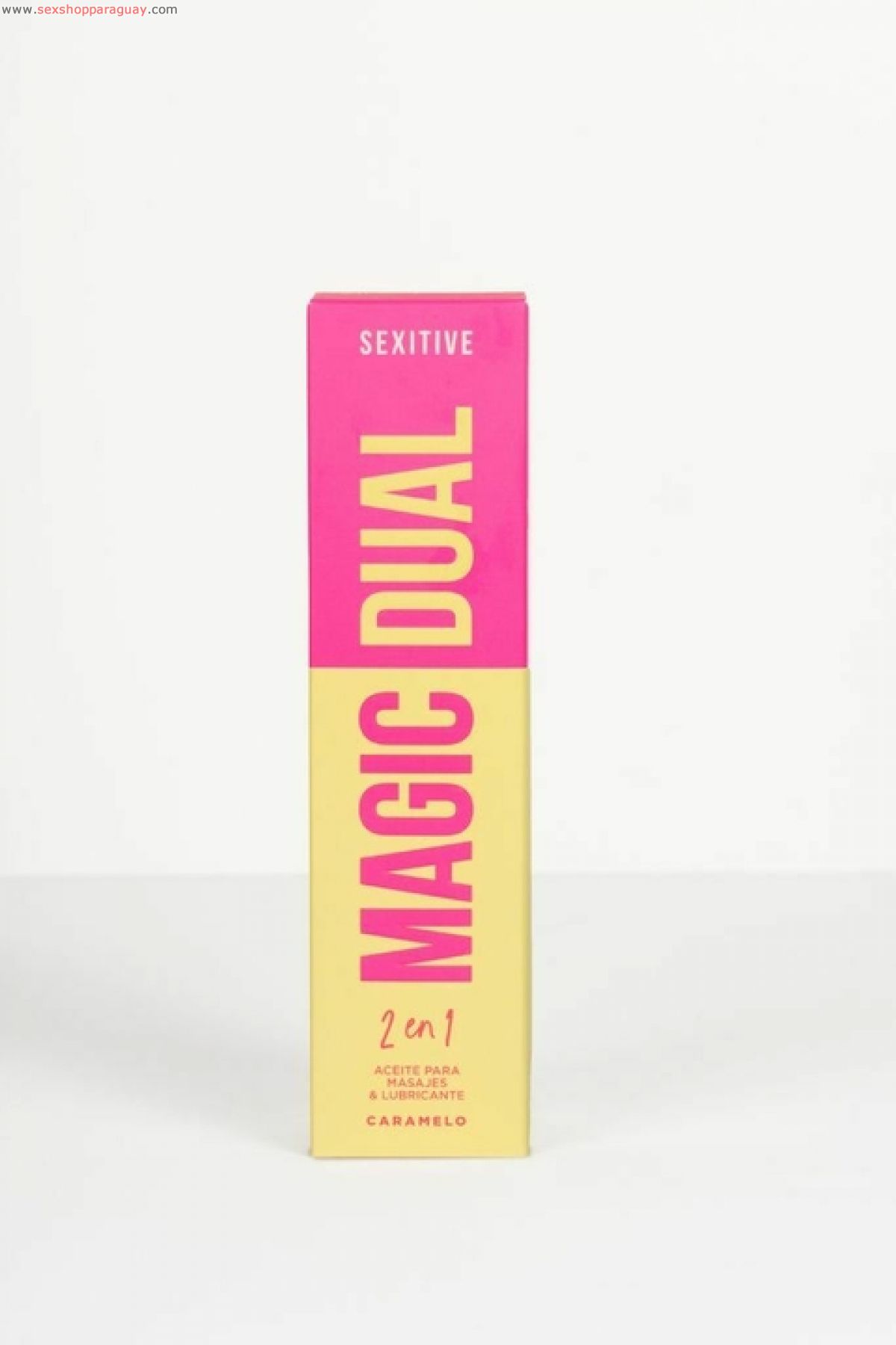 Gel536/ Aceite sensual aroma Caramelo Mágic Dual - Masajes & Lubricante